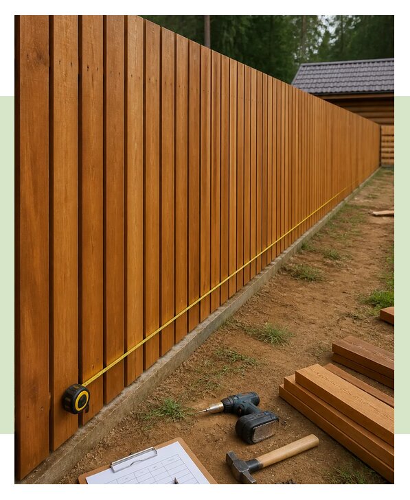 Деревянный забор в Междуреченске цена за метр от 3234 р. | ЗаборЭксеперт-Мжд
